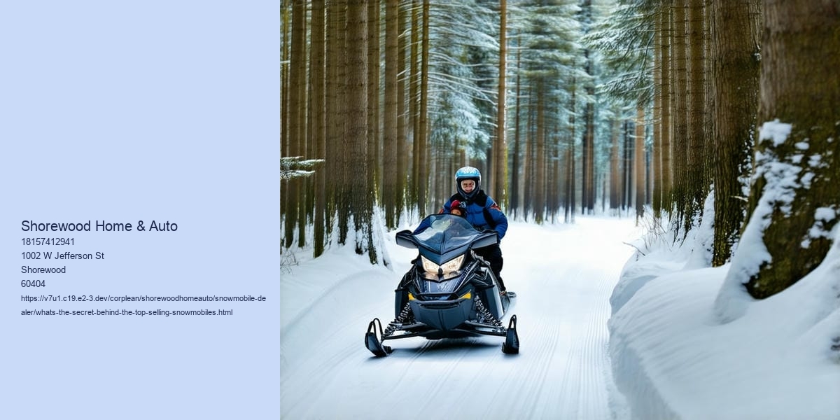 What's the secret behind the top-selling snowmobiles?