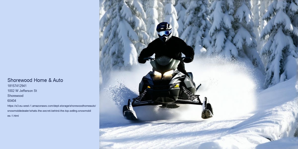 What's the secret behind the top-selling snowmobiles?