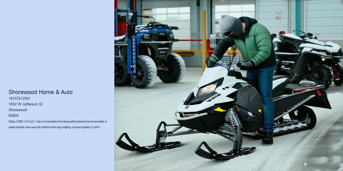 What's the secret behind the top-selling snowmobiles?