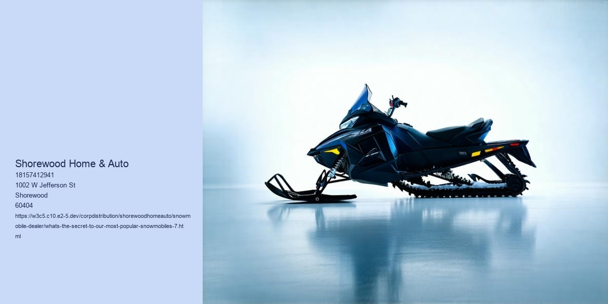 What's the secret to our most popular snowmobiles?