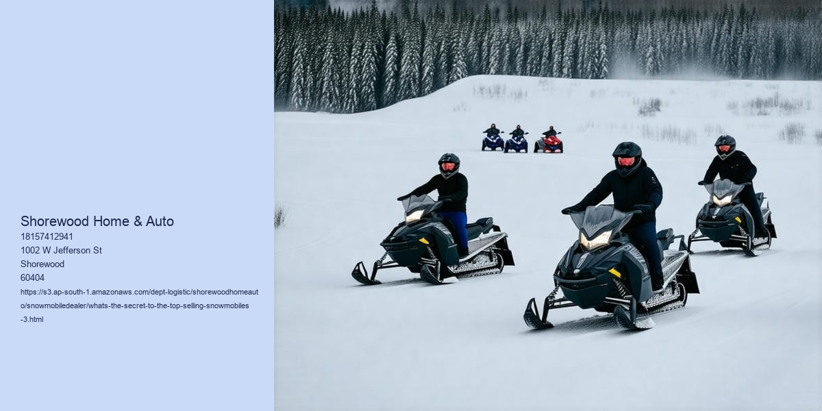 What's the secret to the top-selling snowmobiles?