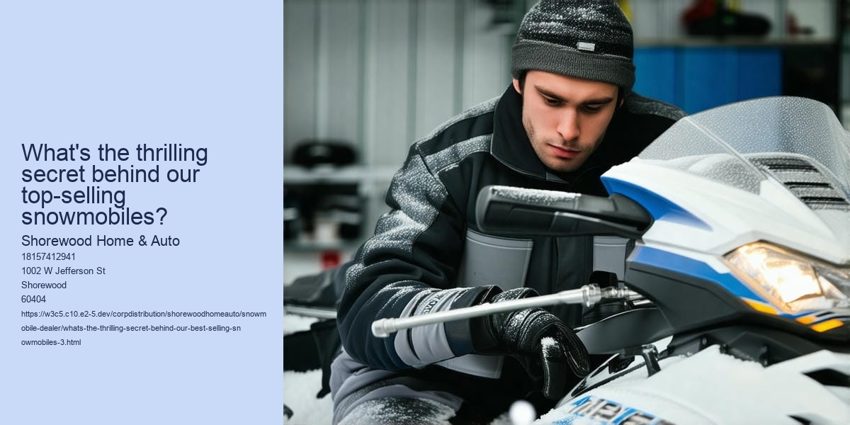 What's the thrilling secret Behind Our Best-Selling Snowmobiles?