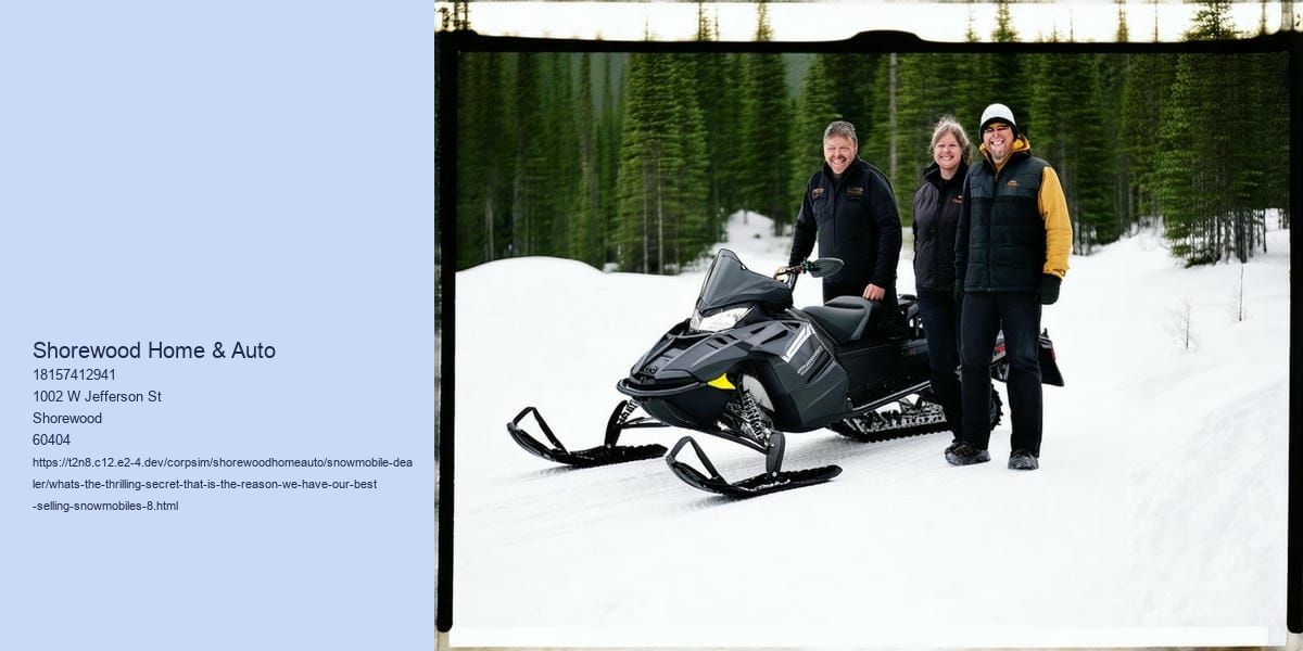 What's the thrilling secret that is the reason we have our best-selling snowmobiles?